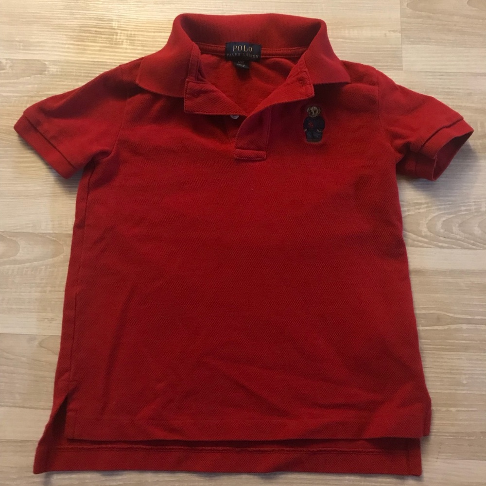 Polo Ralph Lauren kids teddy bear polo shirt Sz 4T
